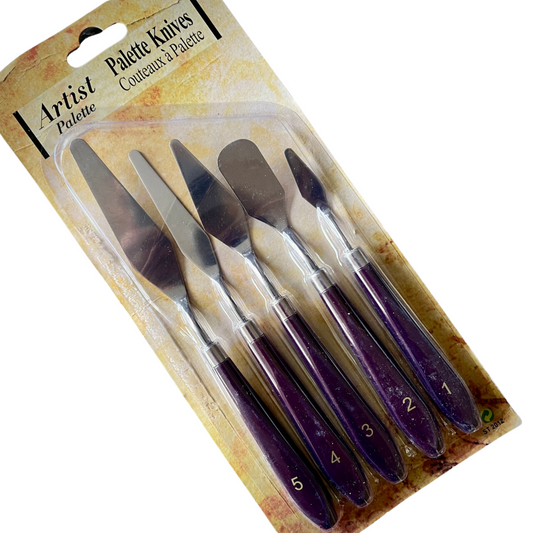 Artist Palette Knives set of 5 - available at Milton's Daughter.