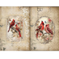 "Cardinals On Antique Paper" decoupage rice paper by AB Studio. Available at Milton's Daughter.