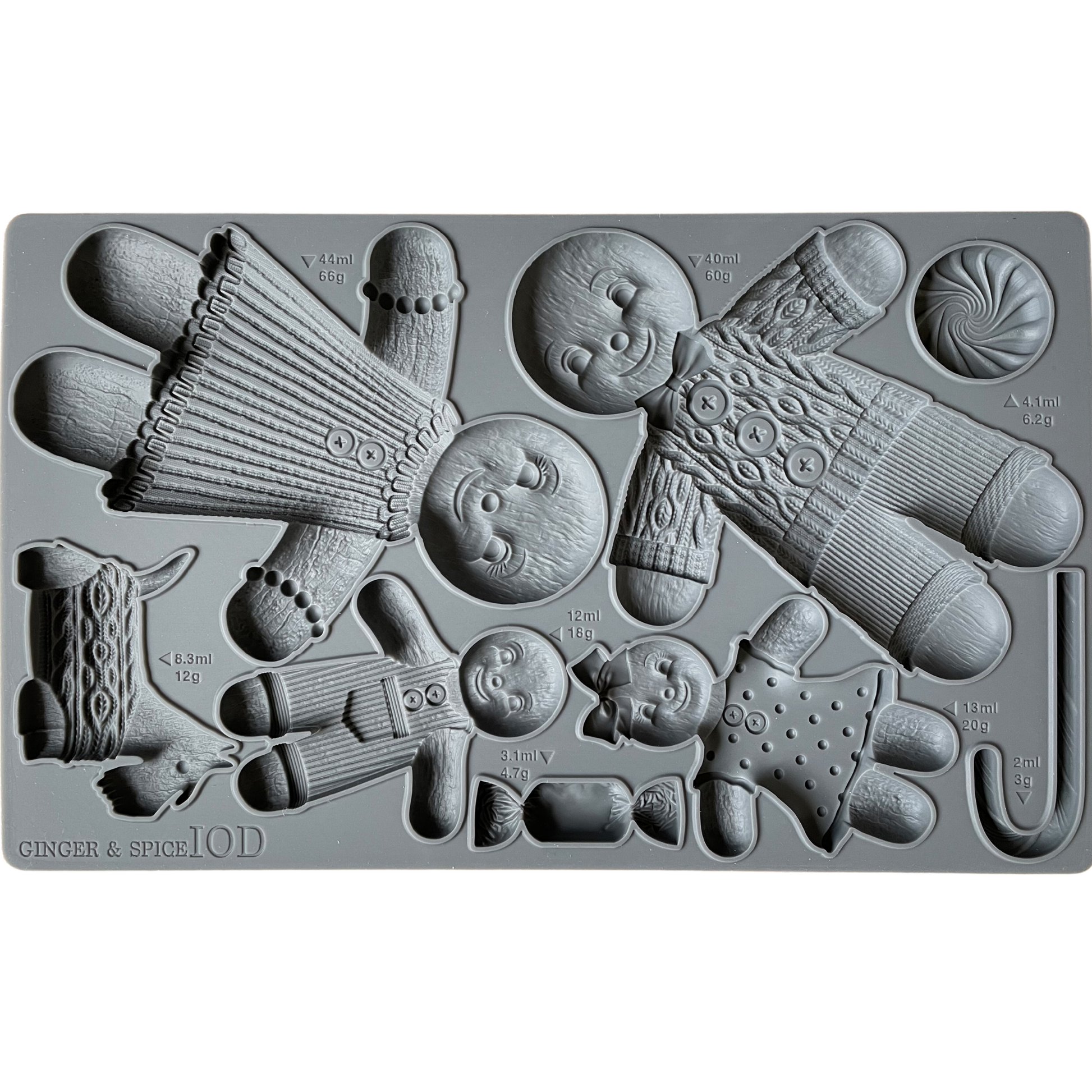 "Ginger & Spice" IOD Mould by Iron Orchid Designs. Available at Milton's Daughter.