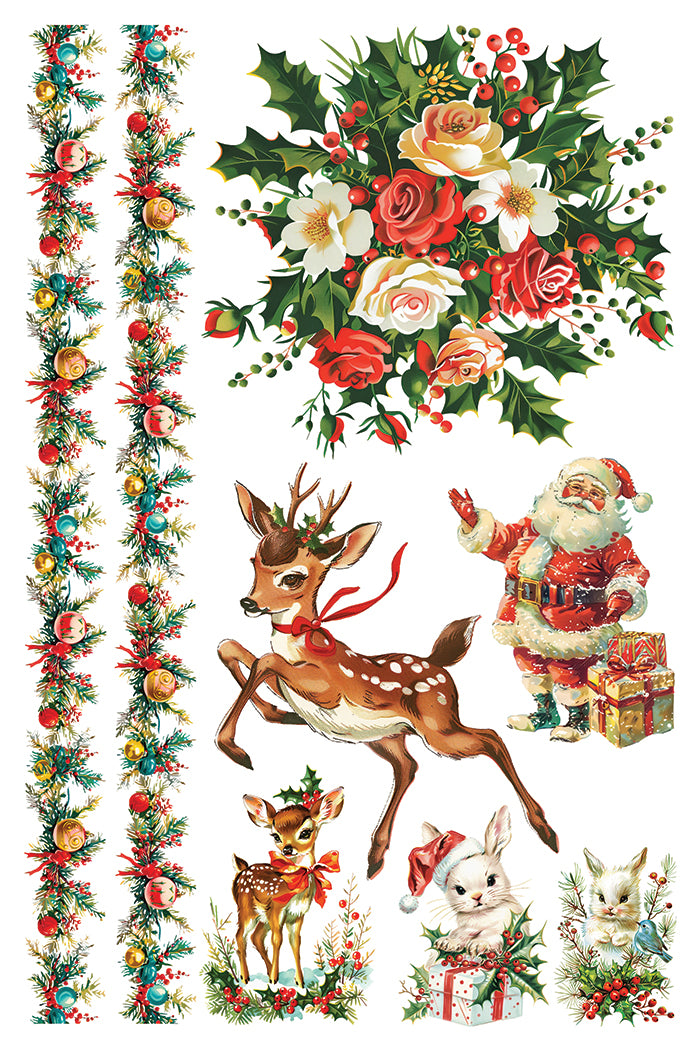 "Kitschy Christmas" IOD transfer by Iron Orchid Designs.Pg 7. Available at Milton's Daughter.