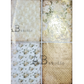 "Soft Golden Florals Gilded" decoupage rice paper by AB Studio. Available at Milton's Daughter.