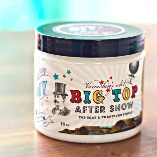 Big Top by Debi's Design Diary DIY Paint. Top coat and  sealer available at Milton's Daughter.