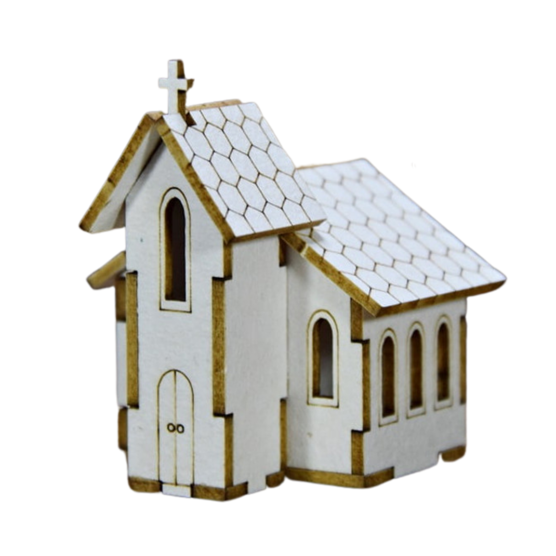 Tiny Church #13 from the Little House Collection by Pentart available at Milton's Daughter