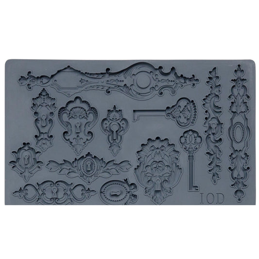 IOD Silicone Mold "Lock and Key" by Iron Orchid Designs available at Milton's Daughter