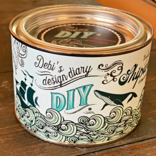 Debi's Design Diary DIY Shipwrecked Verdigris Was (turquoise) at Milton's Daughter