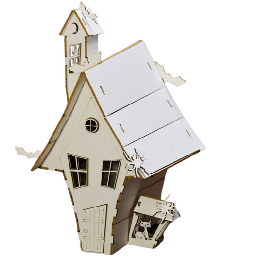 Witch Please Haunted House 3-D chipboard  from Snipart. This miniature modeling kit is Available at Milton's Daughter.