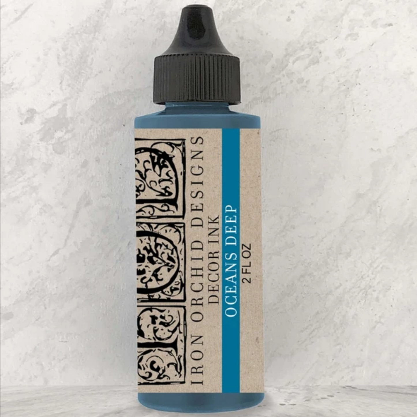 IOD Decor Ink Oceans Deep (turquoise) 2 oz. bottle at Milton's Daughter